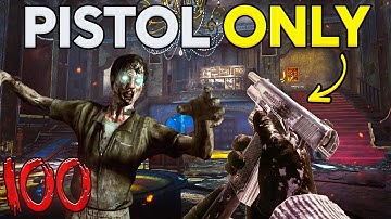 CoD Zombies, But I Can ONLY Use PISTOLS (Black Ops 1)