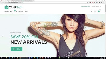 Yourstore :: megamenu settings ::  Magento theme