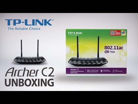 TPLINK AC750 Wireless Dual Band Gigabit Router - Archer C2