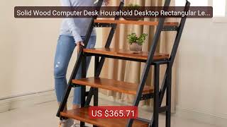 Solid Wood Computer Desk Household Desktop Rectangular Learning Des... — Top Rated 2026 | Buy Now!