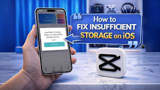 CapCut Insufficient Storage Error on iPhone? Fix It Fast