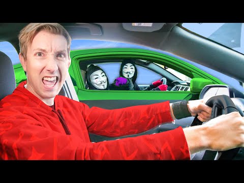 EXTREME CAR CHASE in Real Life vs HACKERS to Save My Best Friend!