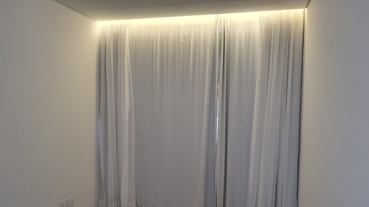 Iluminação de Cortina com Led (Cortineiro de Led) - YouTube