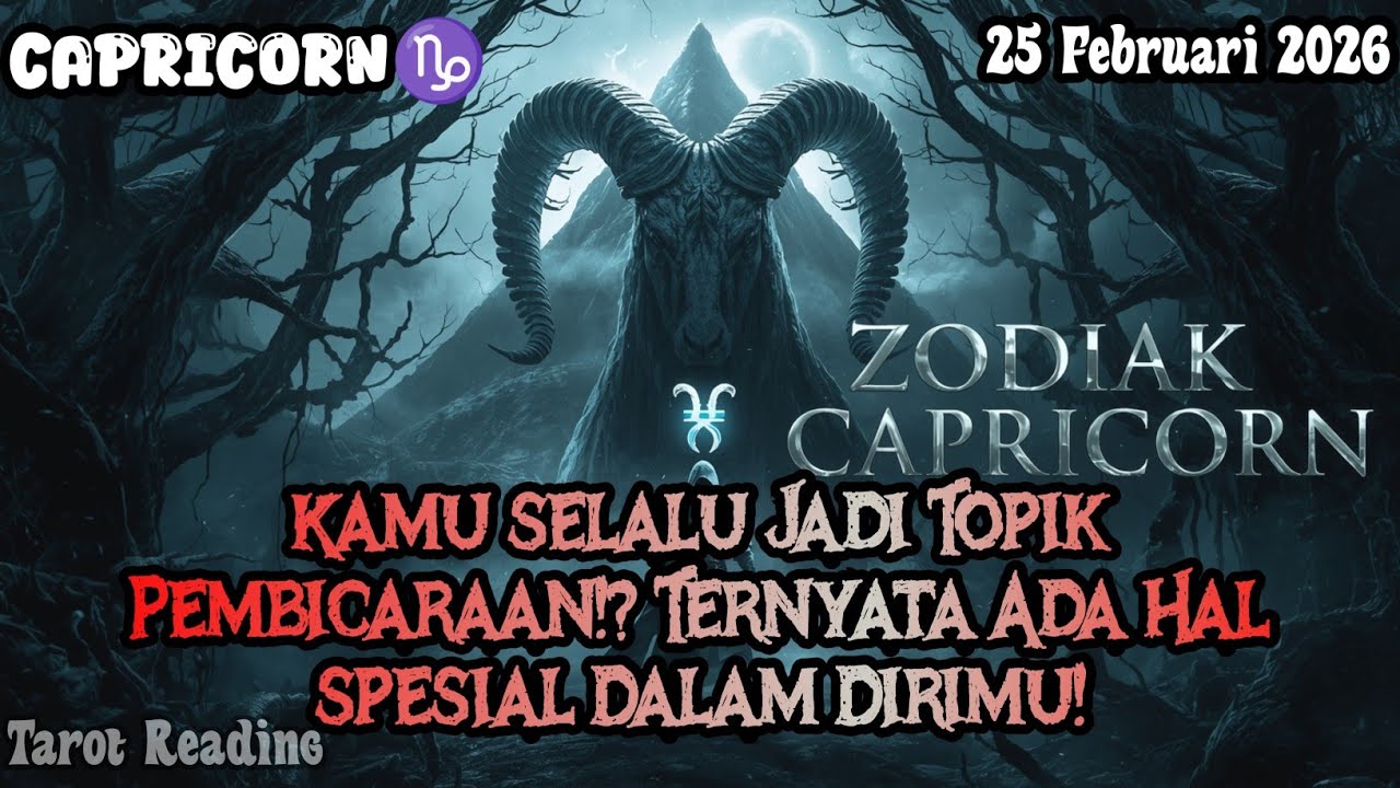 Capricorn♑ Pantesan Kamu Terus Dibicarakan! Ternyata Ini Rahasia Spesial Mu Hari Ini - Mata Zodiak