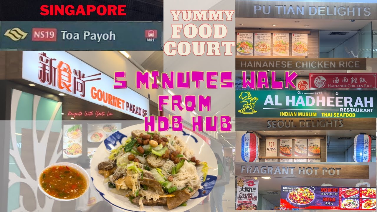 5 minutes walk from Toa Payoh MRT & Bus Interchange & HDB HUB.