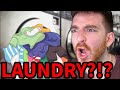 DougDoug is scared of laundry