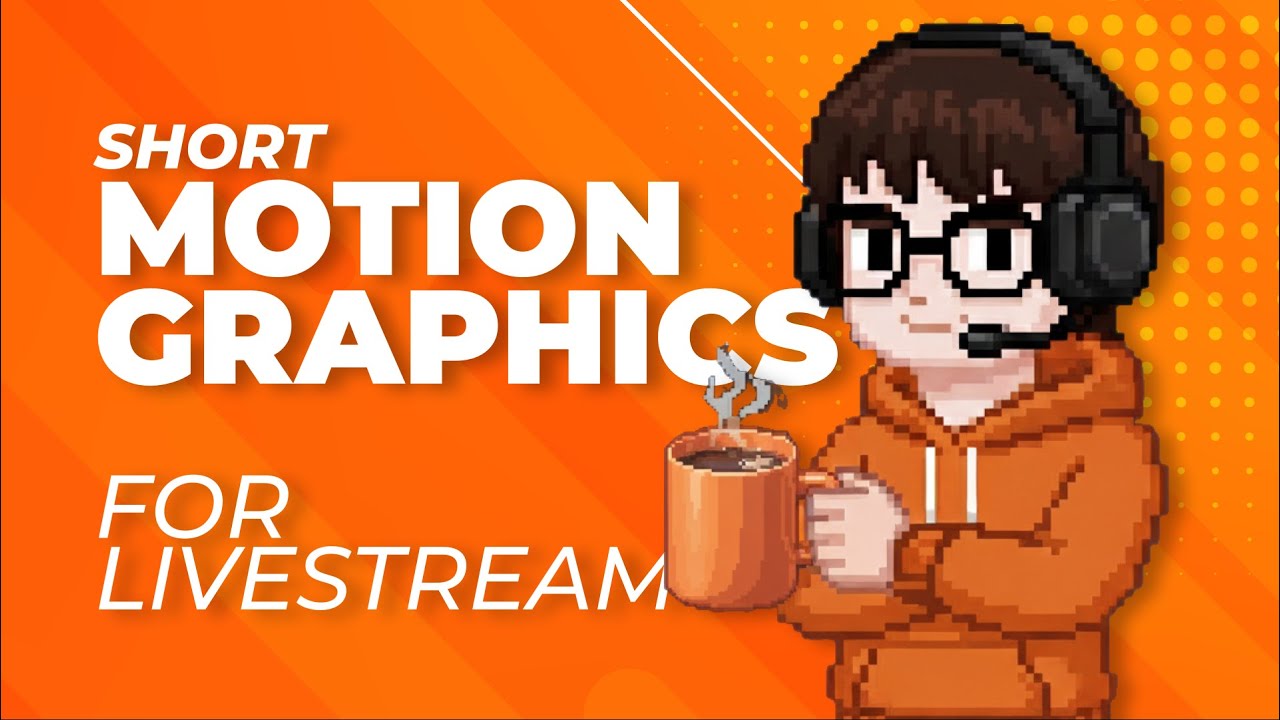 Short Motion Graphics for Livestream | Intro - YouTube