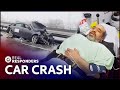 Terrible Hit And Run Car Crash Leaves Taxi Driver Injured | Inside The Ambulance | Real Responders