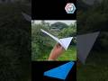 How to  make a Simple Gliding Paper Airplane that flaps its wings.easy origami paper plane #shorts