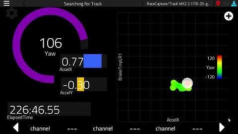 Scatter plot: new dashboard widget for the upcoming RaceCapture app 2.0