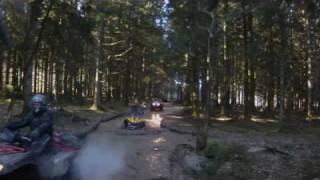 quad dans le morvan mars 2010