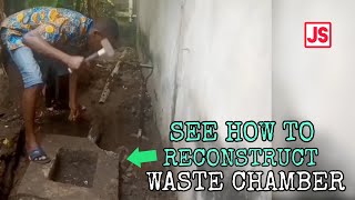 HOW TO CONSTRUCT WASTE WATER CHAMBER