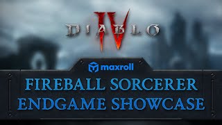 Fireball Sorcerer Endgame - Diablo 4 Season 1