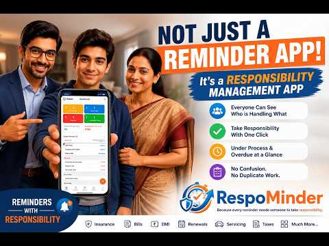 Respo Minder – More Than a Reminder App | Responsibility Management System