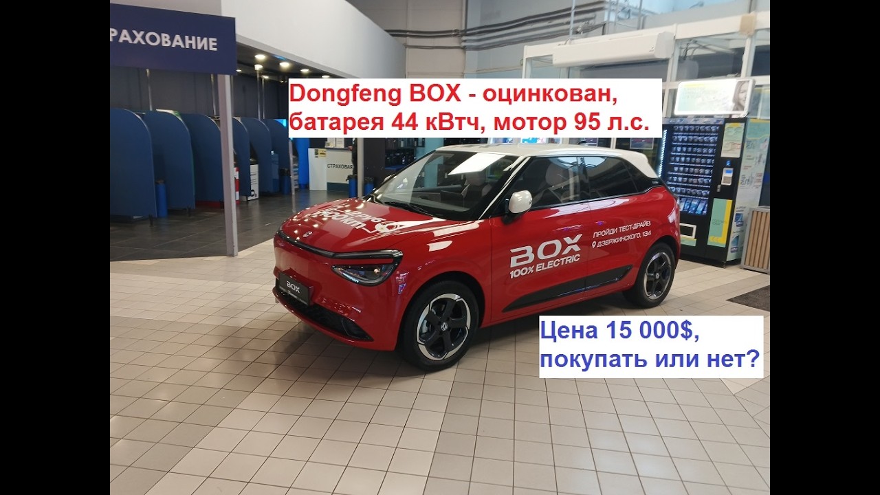 Dongfeng ВОХ - батарея 43,89 кВтч, мотор 95 л.с., оцинкован, 15000$. Брать или не брать?