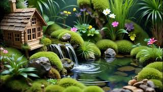 🧘 Tranquil Mini Garden Waterfall | Flowing Water for Meditation & Focus screenshot 5