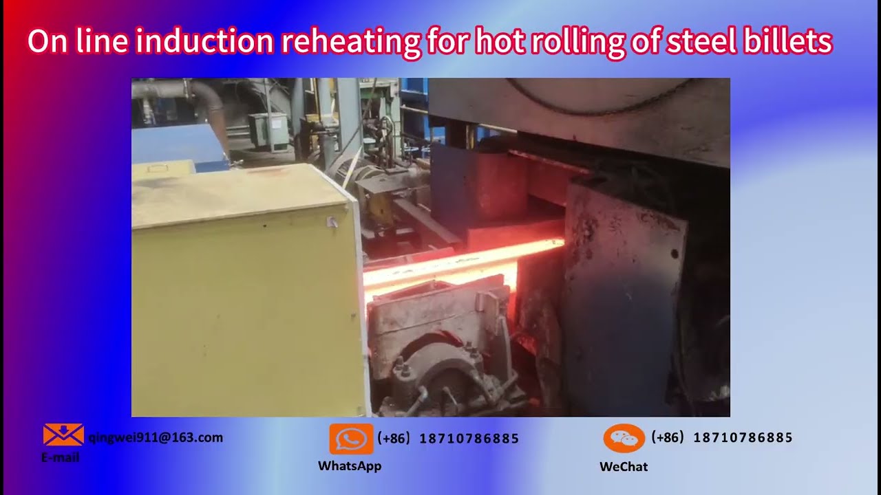 INDUCTION  BILLET RE-HEATER FOR ROLLING MILLS