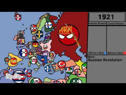 History of Europe Countryballs 🇪🇺. Part 5: 1900-1980.