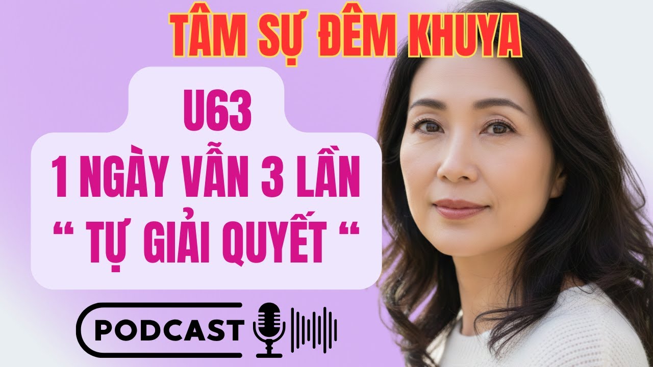🌙“U63 – một ngày vẫn 3 lần ‘tự giải quyết’”|TÂM SỰ ĐÊM KHUYA