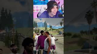 GTA SAN ANDREAS CON 90+ MODS 💀 #rubius #twitch #elrubiusomg #clips#parati