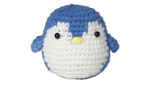 Penguin-1：How to crochet the penguin's body?