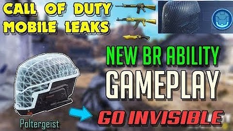 NEW OPERATER SKILL *POLTERGEIST* BECOME INVISIBLE GAMEPLAY, COD CHAMPIONSHIP IN CALL OF DUTY MOBILE