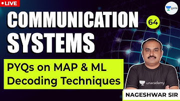 PYQs on MAP and ML Decoding Techniques | Lec - 64 | Communication Systems | GATE/ESE Exams