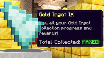 Speedrunning MAX Gold Collection!! -- Hypixel Skyblock