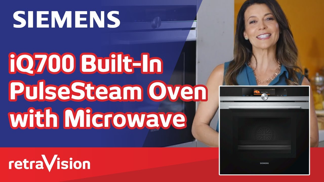 vier keer Roux Mortal Siemens iQ700 Built-In PulseSteam Oven with Microwave HN678G4S1B |  Retravision - YouTube