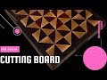 How To Make An End Grain Cutting Board Quilted Pinwheel Pattern   4K