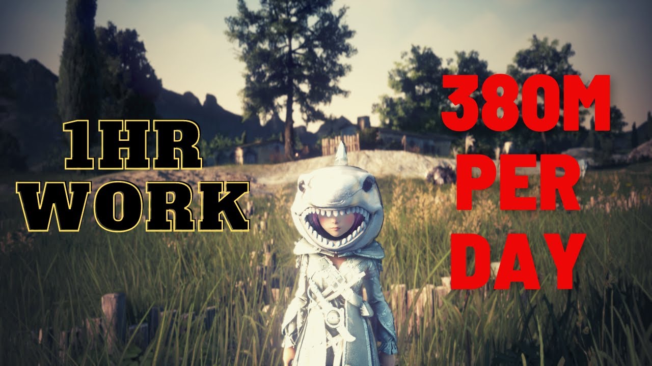 Farming Money Making 380M per day Black Desert Online
