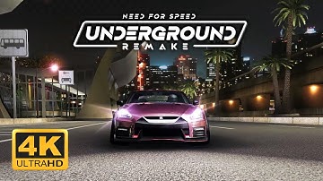 NEED FOR SPEED UNDERGROUND 2 REMAKE MOD 2022 TRAILER #2 [4K]