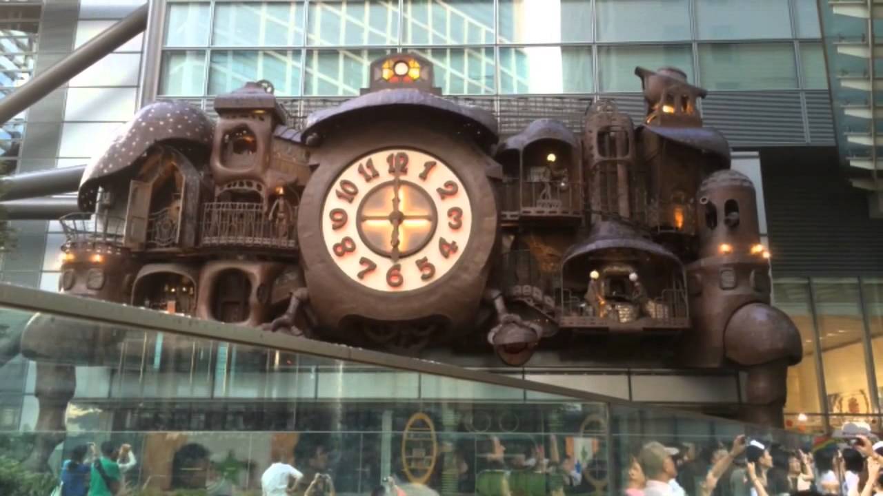 JAPANTRIP「 Nittele Big Clock (Designed by Hayao Miyazaki)」 Tokyo【宮崎駿デザイン日テレのからくり大時計（汐留）】