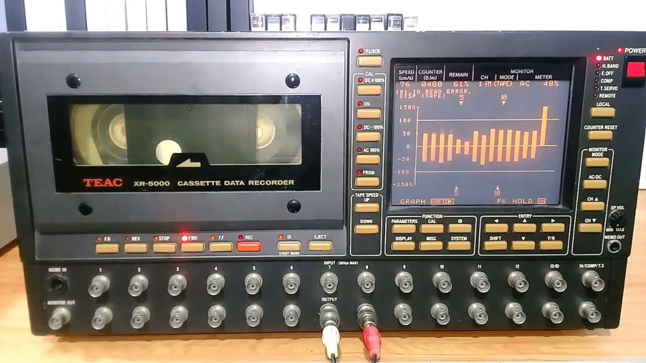 VHS Cassette Data Recorder - TEAC XR-5000 - YouTube
