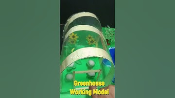 greenhouse working model - agriculture model - shorts - howtofunda