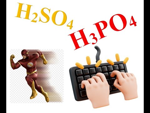 Cách gõ công thức phân tử hóa học nhanh - youtube