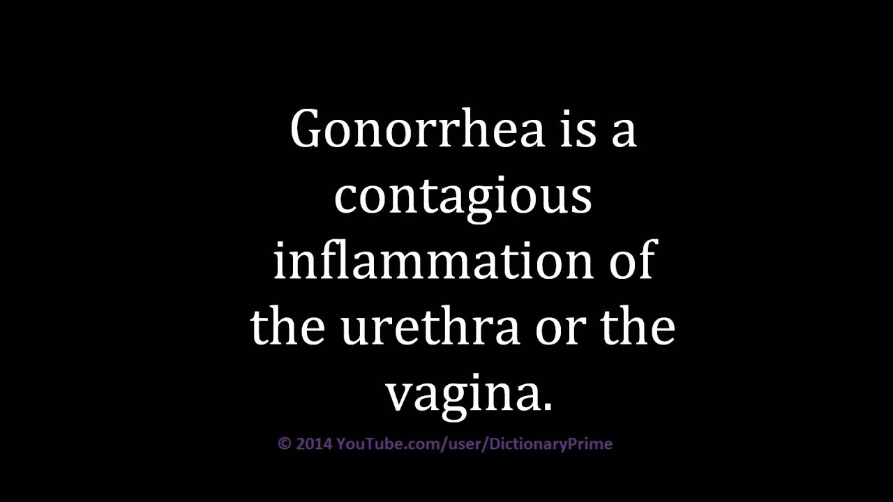 How to pronounce Gonorrhea - YouTube