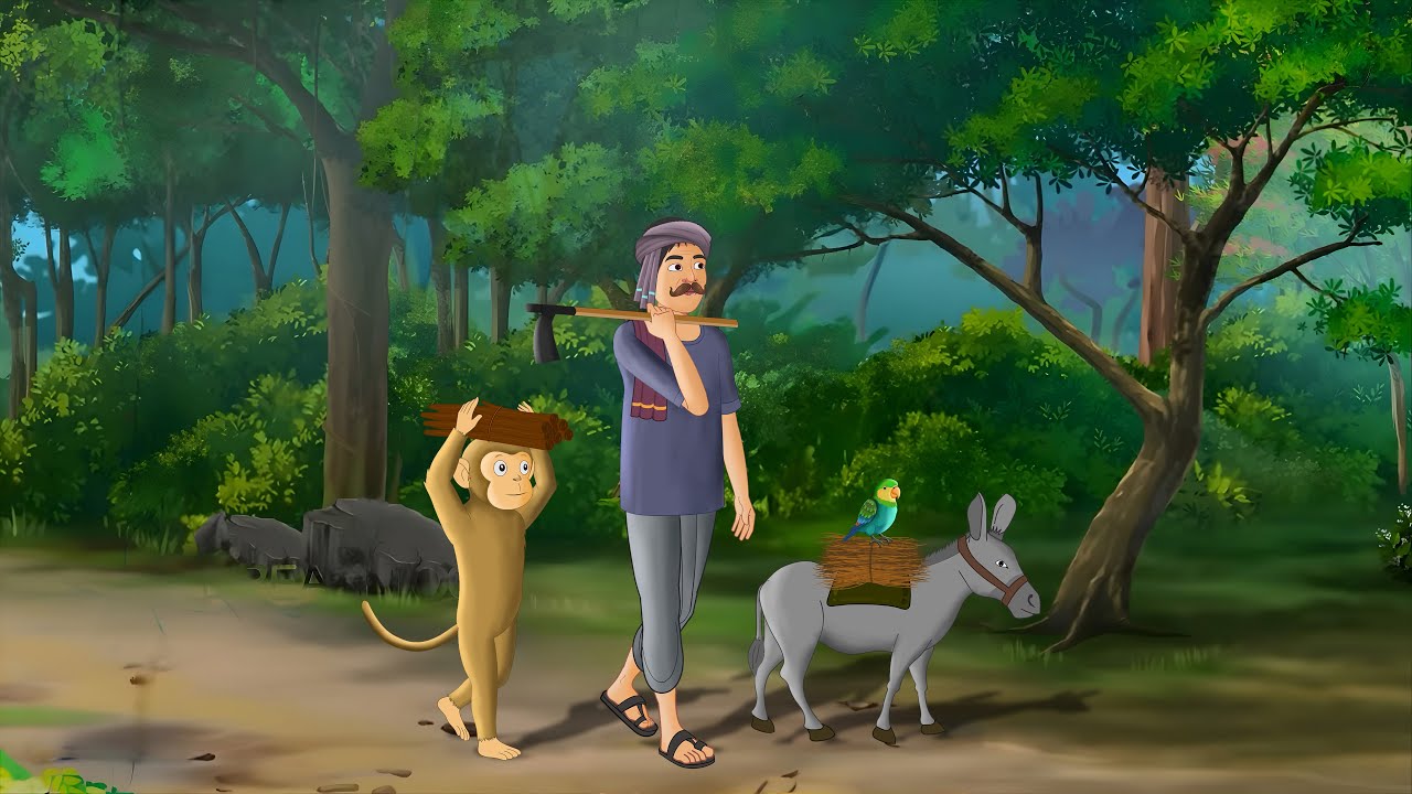  Rahasymai Gaay Moral Stories Hindi Kahani Cartoon Story Bedtime - Hindi Status Tube