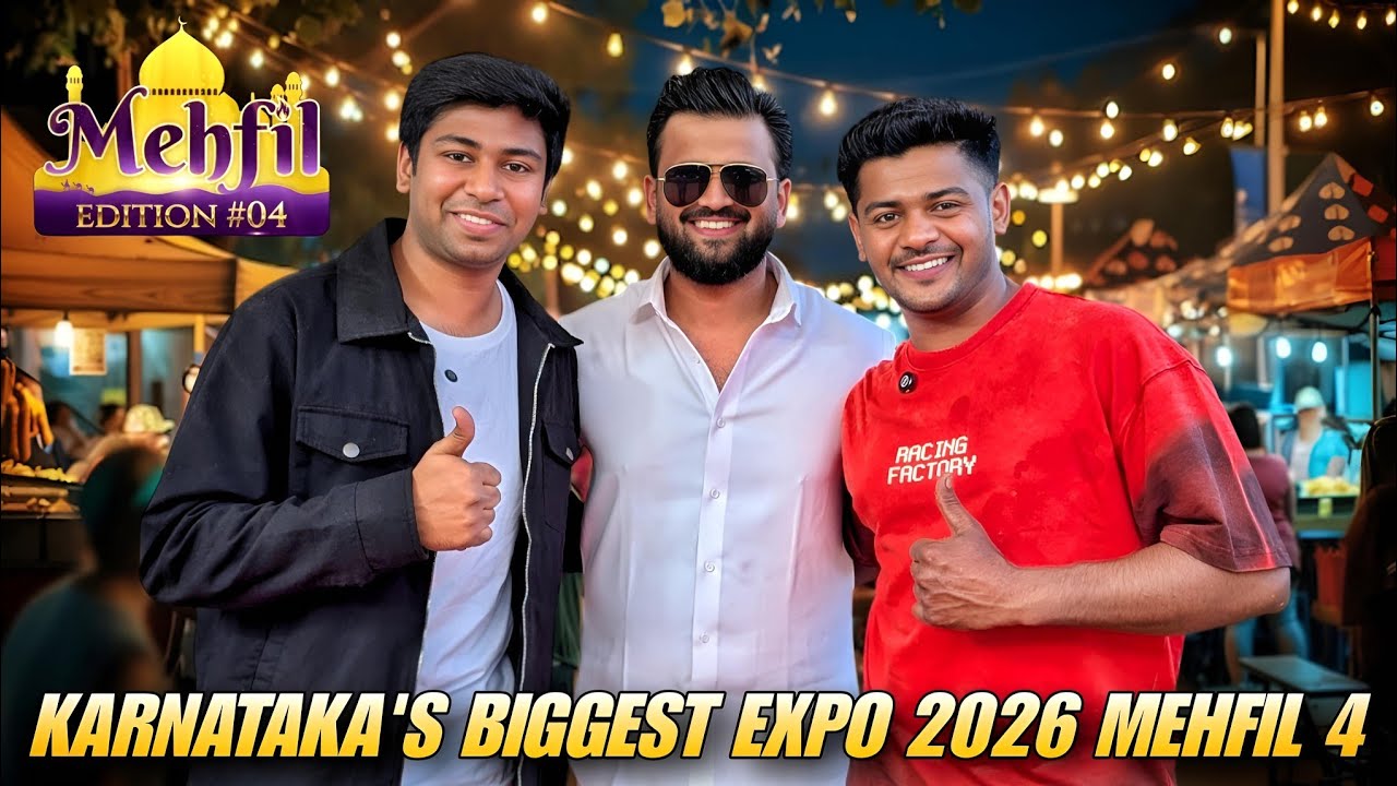 Mehfil 4 Bangalore Karnataka's biggest Expo 2026 Covering upto 150+ Stalls and live concerts ❤️