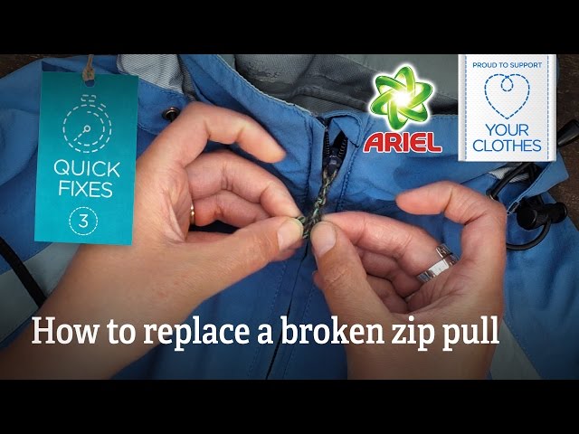 Quick fixes: How to replace a broken zip pull 