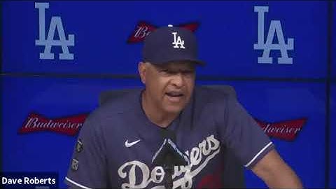 Dodgers pregame: Dave Roberts