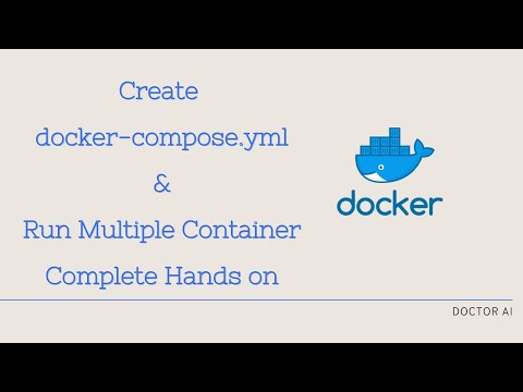 docker-compose.yml | Create docker-compose and run multiple containers | Hands On