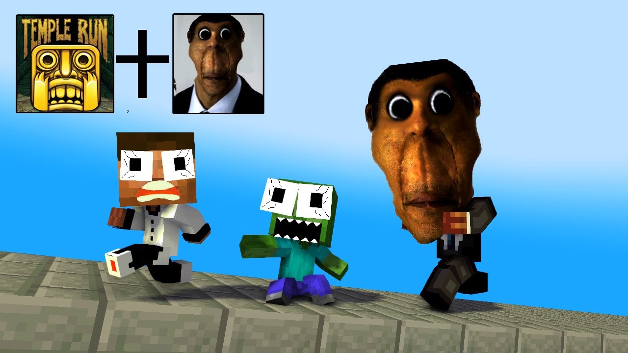 Monster School : OBUNGA & CURSE FACE FRIENDS CHALLENGE - Minecraft  Animation - BiliBili