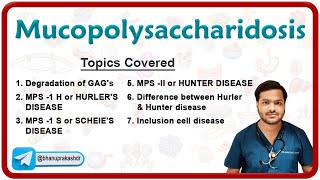 Mucopolysaccharidoses: Inherited Metabolic Disorders | MBBS Biochemistry and USMLE Step 1