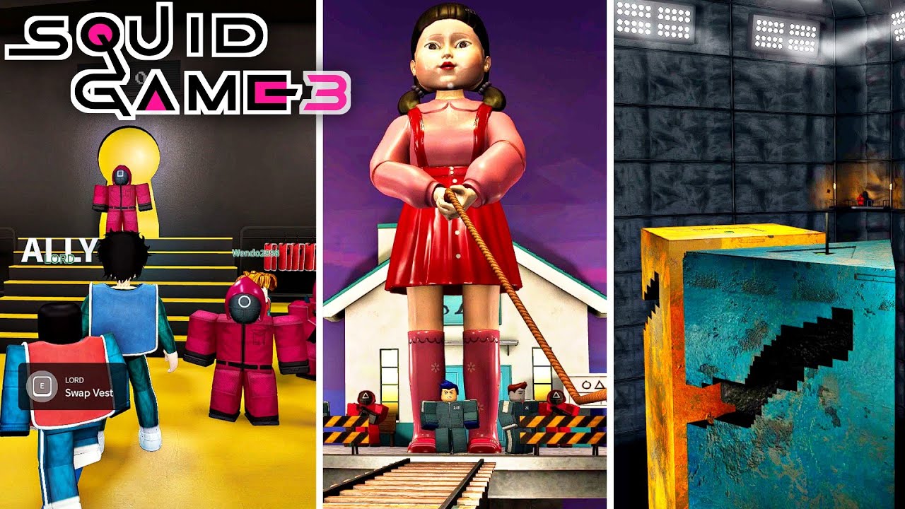 Squid Game 3 - ALL GAMES (Full Walkthrough) - Roblox
