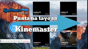 KINEMASTER - How make floating text for your video intro and video outro ( Tagalog )