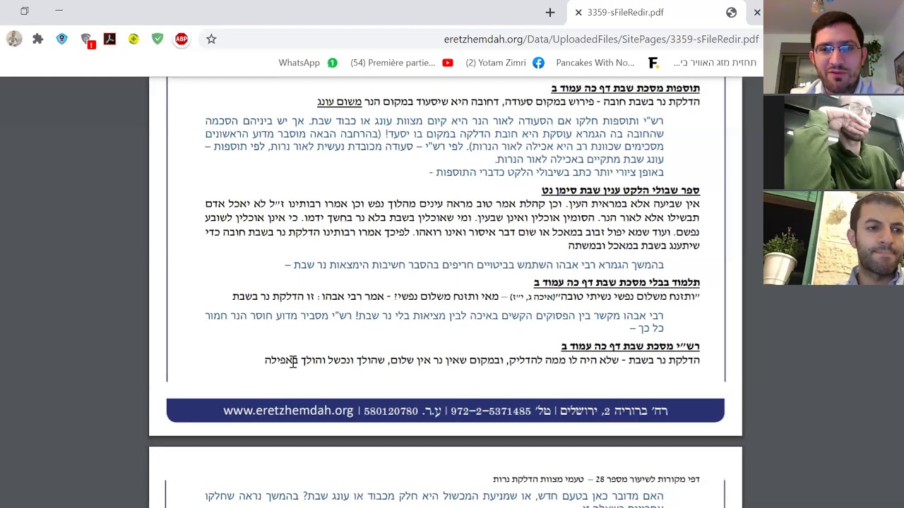 Morenu why do we light Shabbat candles YouTube