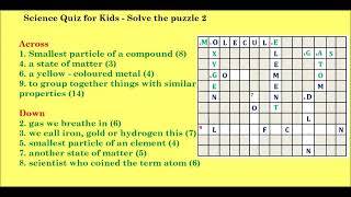 Word Games   Science Quiz   Solve the puzzle in Living Science