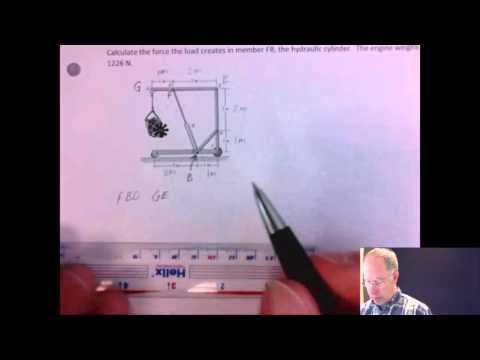 Frames and Machines Part 3 Engine Hoist