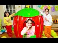 Playhouses adventure with friends | Katy Cutie and Ashu playhouse stories for children